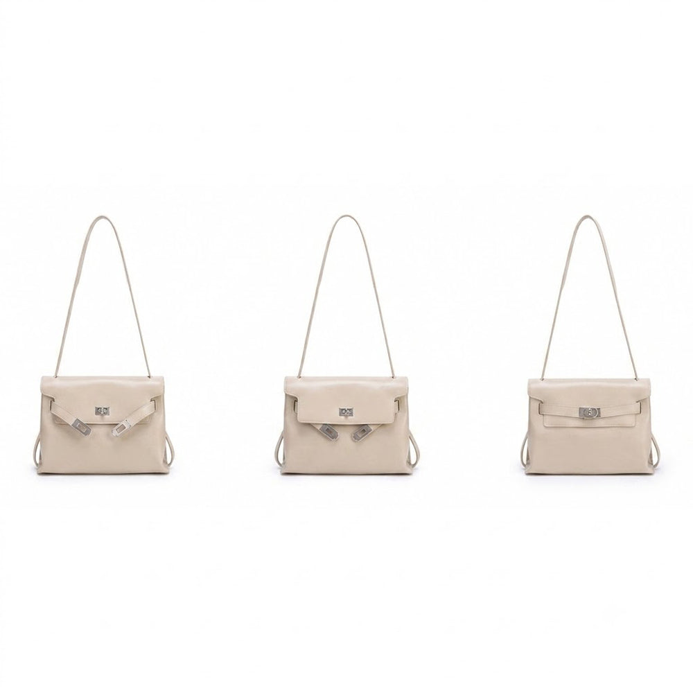Belted Small Satchel Bag