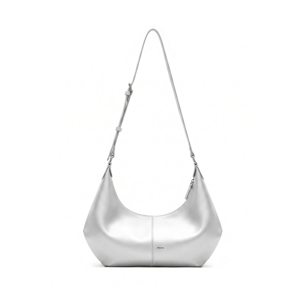Curve Stitch Hobo Bag