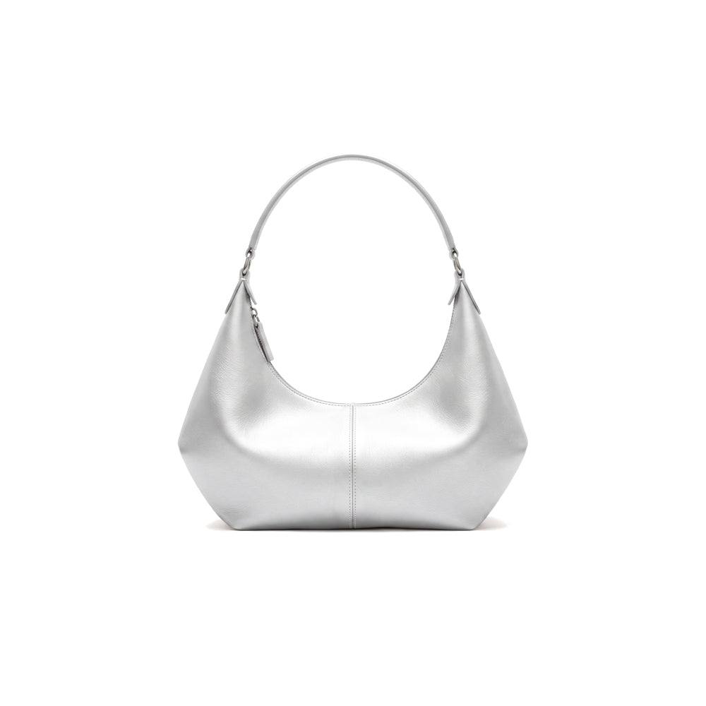 Curve Stitch Hobo Bag