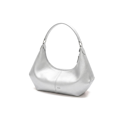 Curve Stitch Hobo Bag