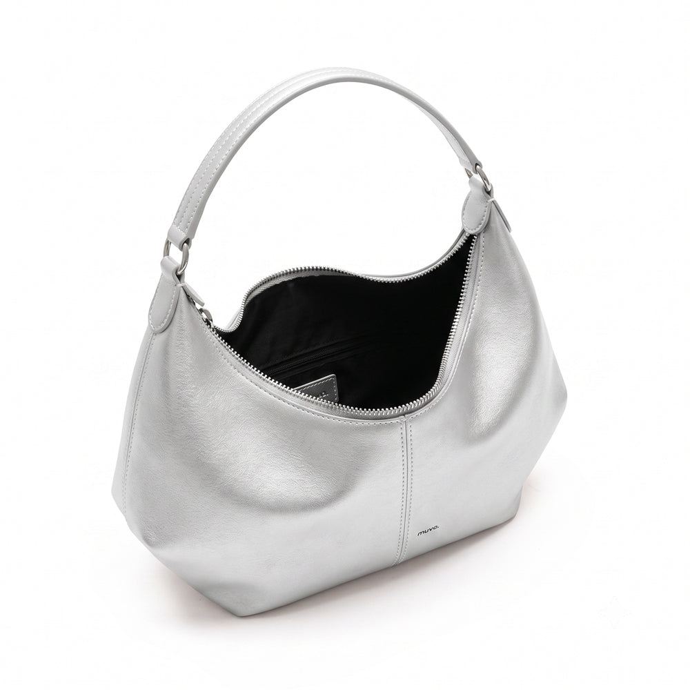 Curve Stitch Hobo Bag