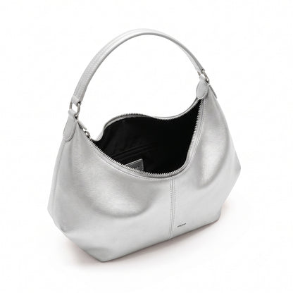 Curve Stitch Hobo Bag