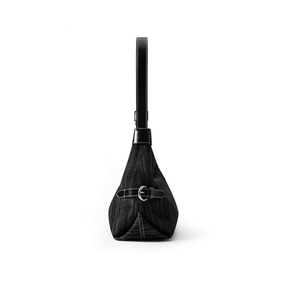 Pinstripe Hobo Bag