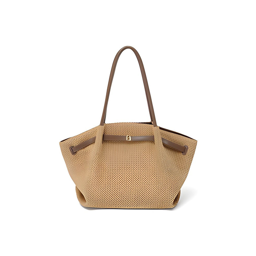 Pleats Trapeze Large Bag