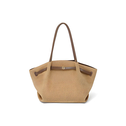 Pleats Trapeze Large Bag