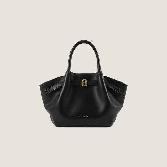 Pleated Trapeze Mini Bag