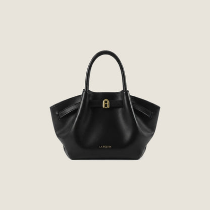 Pleated Trapeze Mini Bag