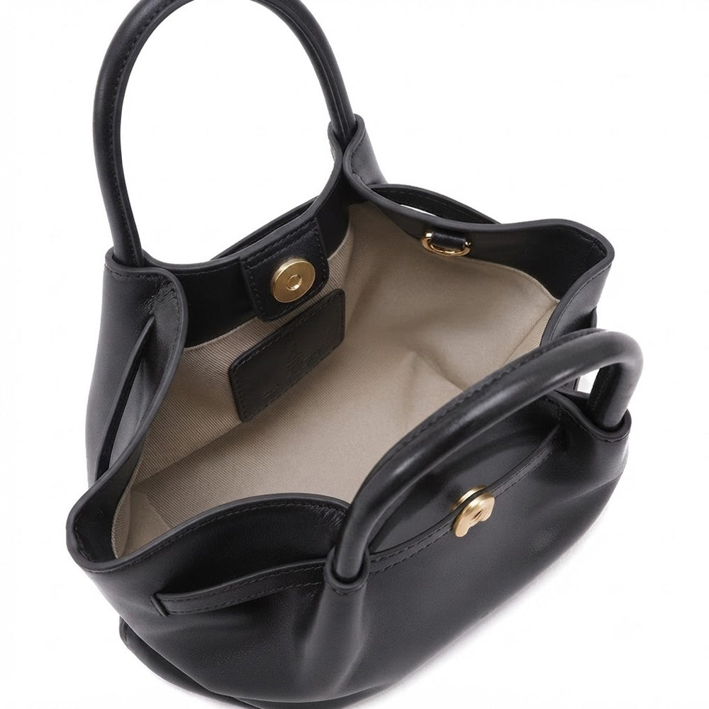 Pleated Trapeze Mini Bag