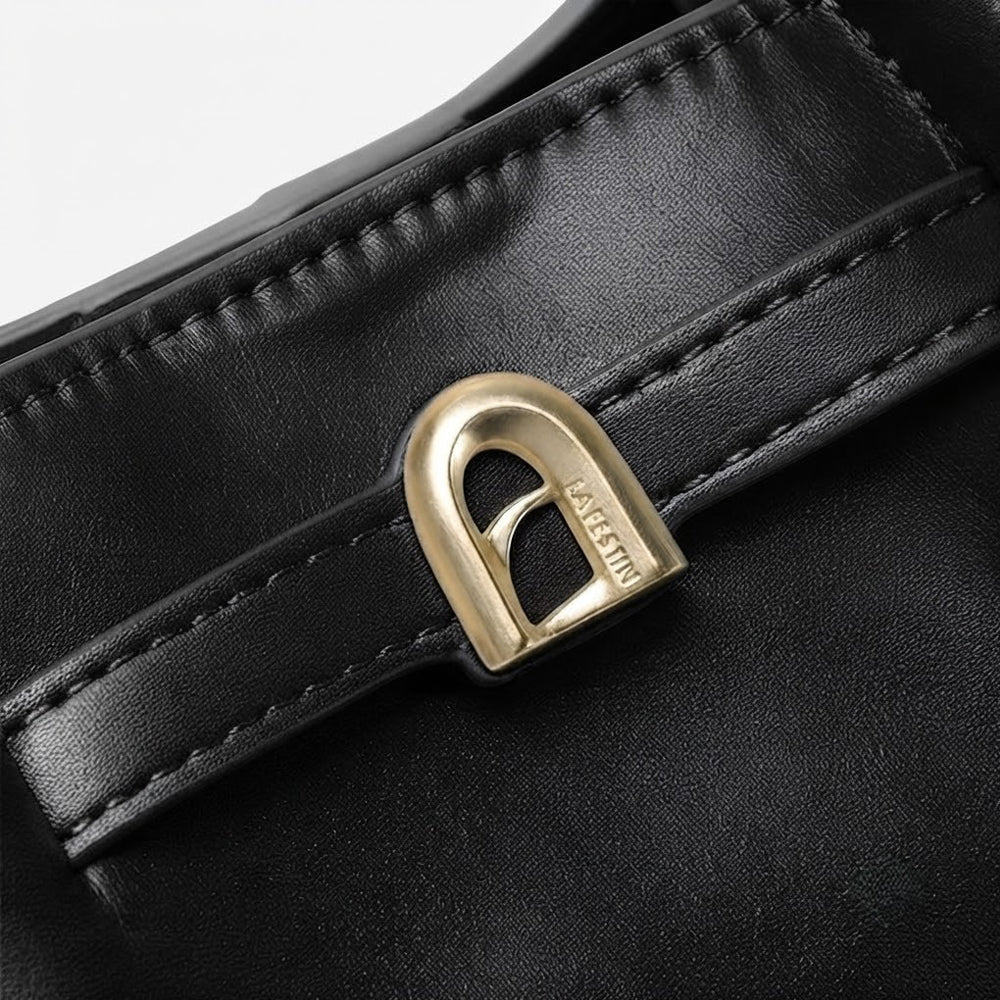 Pleated Trapeze Mini Bag