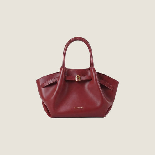 Pleated Trapeze Mini Bag