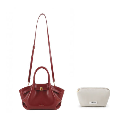 Pleated Trapeze Mini Bag