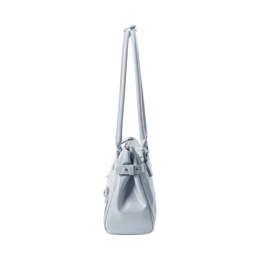 Side Belt Satchel Bag