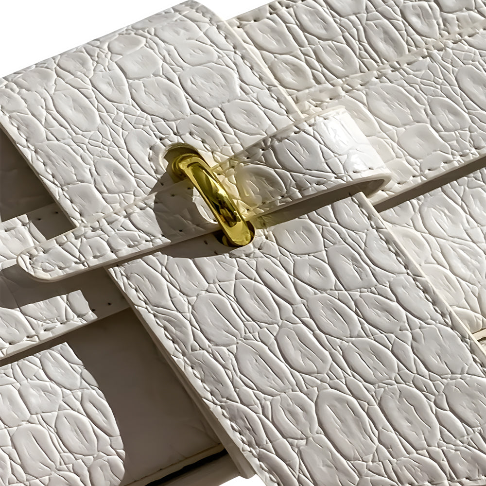 Croco Baguette Bag