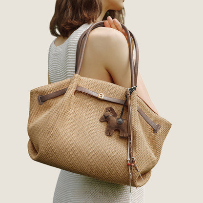 Pleats Trapeze Large Bag