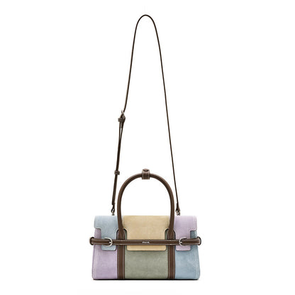 Patchwork Harness Satchel Bag