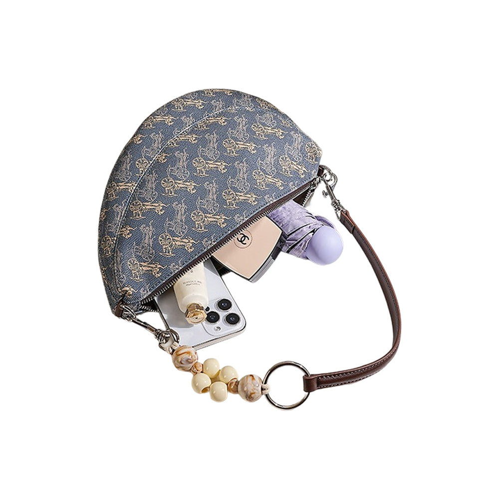 Marble Beads Hobo Bag