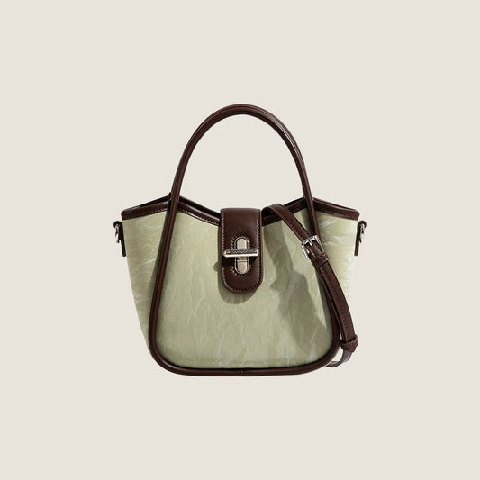 Frame Turn Lock Tote Bag