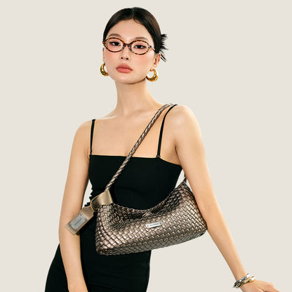 Woven Leather Bag