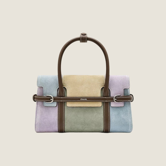 Patchwork Harness Satchel Bag
