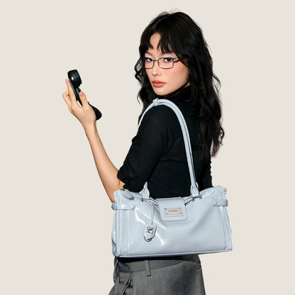 Side Belt Satchel Bag