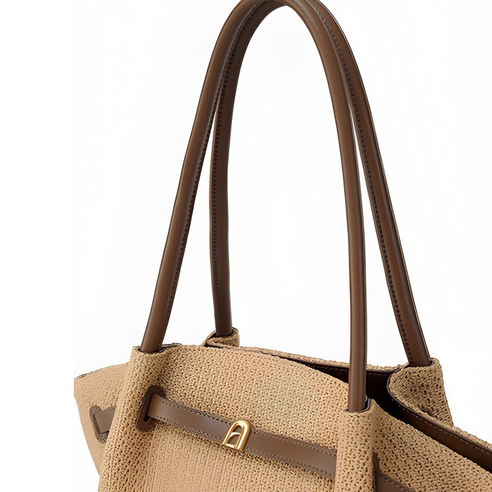 Pleats Trapeze Large Bag