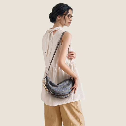 Marble Beads Hobo Bag