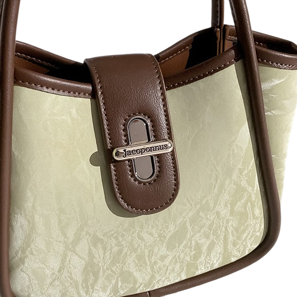 Frame Turn Lock Tote Bag