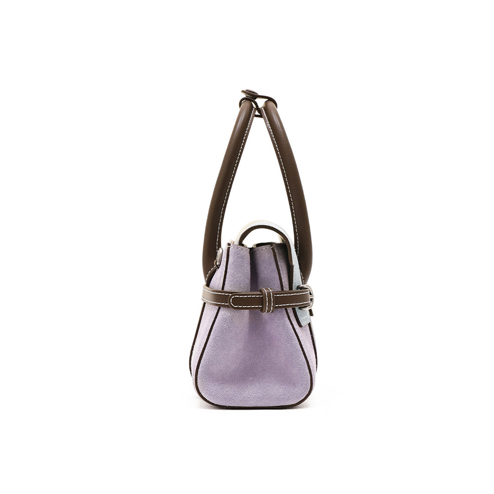 Patchwork Harness Satchel Bag