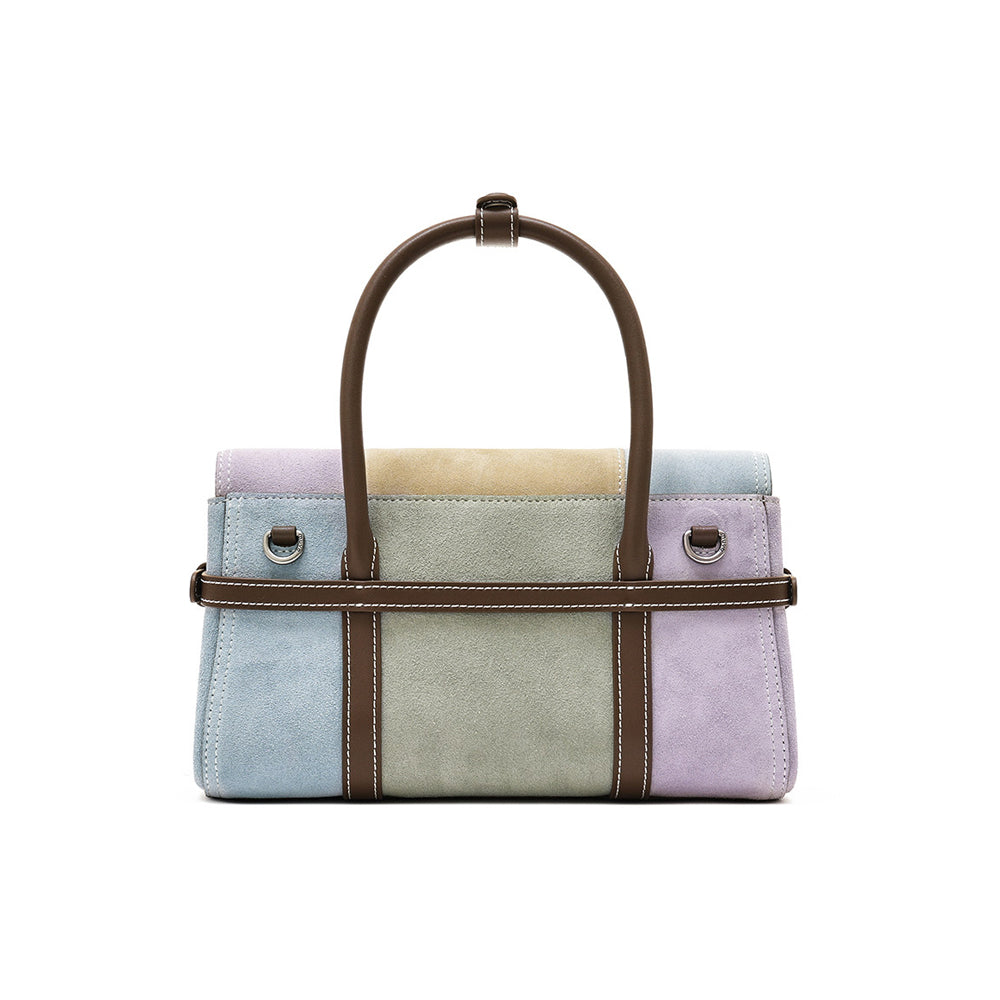 Patchwork Harness Satchel Bag
