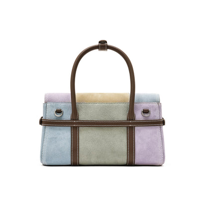 Patchwork Harness Satchel Bag