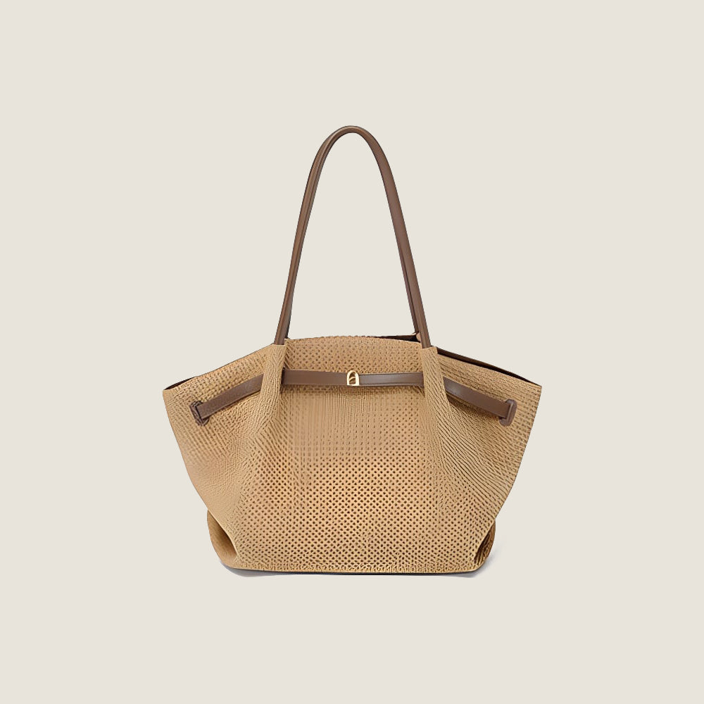 Pleats Trapeze Large Bag