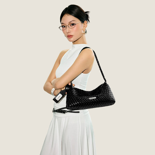 Woven Leather Bag