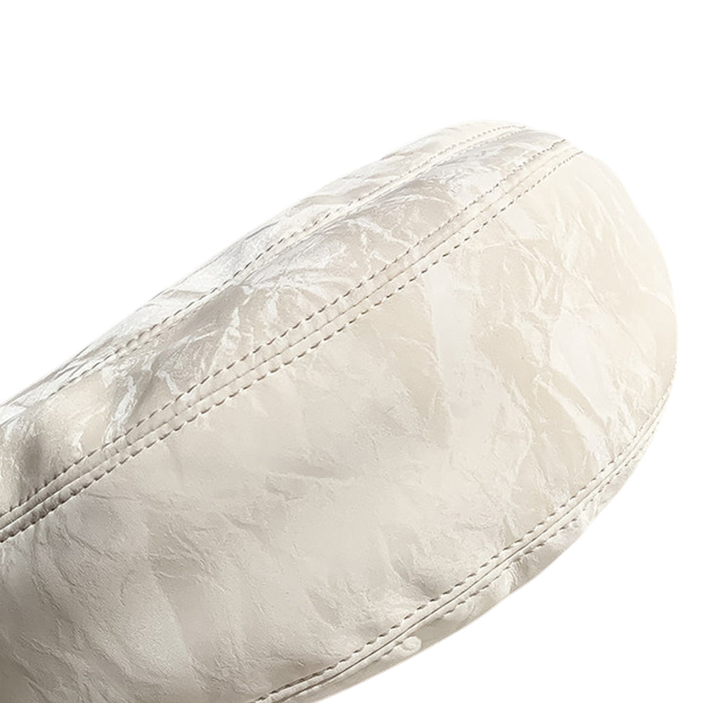 Marble Beads Half-moon Bag