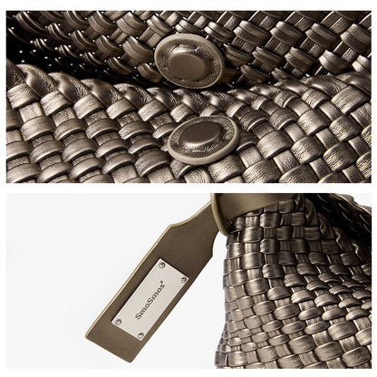 Woven Leather Bag