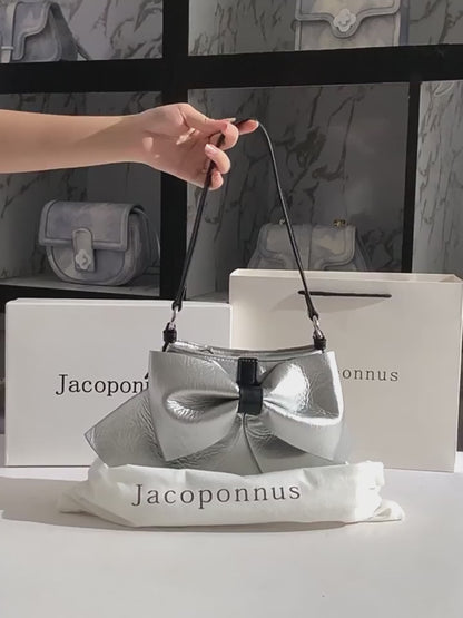 Oversized Bow Hobo Bag